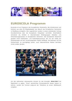 EUROSCOLA Programm - Informationsbüro für Österreich