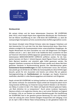 Projektbeschrieb_Die Schöpfung