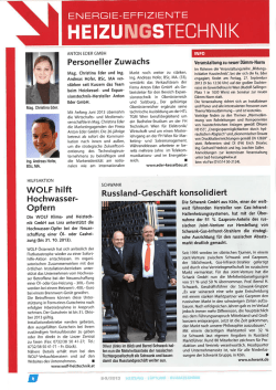 Russland-Geschäft konsolidiert