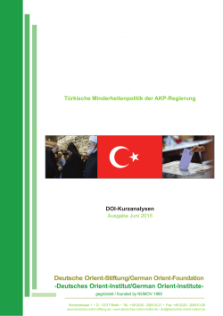 Türkische Minderheitenpolitik der AKP Regierung