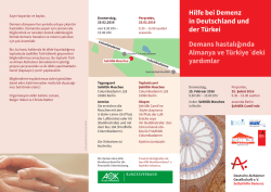 Hilfe bei Demenz in Deutschland und der T&uuml;rkei Demans