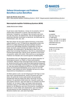 Makrozephalie-kapilläre Fehlbildung-Syndrom (MCM)