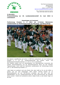 2015 Juni Pressemitteilung Landesmeisterschaft 2015 in Lommatzsch