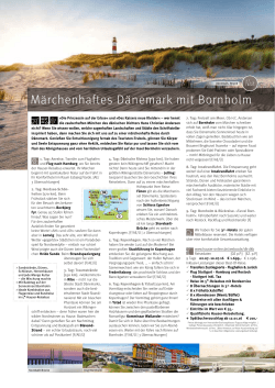 Märchenhaftes Dänemark mit Bornholm - Hauser