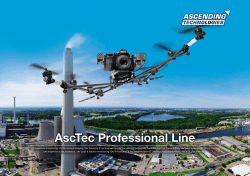 AscTec Professional Line /// AscTec Falcon 8 + AscTec Trinity