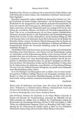 Gießen Jörg Riecke Klassen, John M.l`Doležalová, Eva