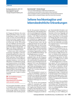 Editorial Bundesgesundheitsblatt 07/2015