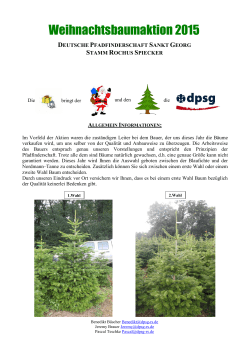 baumbestellung2015 - DPSG Rochus Spiecker