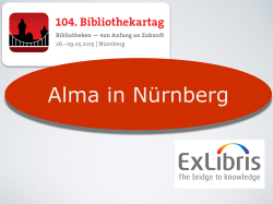 Alma in Nürnberg
