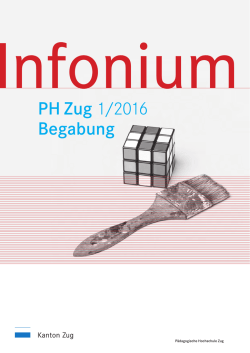 Infonium 1/2016 &laquo;Begabung