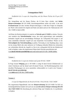 Lösungsskizze Fall 2