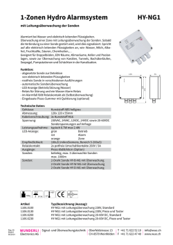 HY-NG1 Wassermelder Datenblatt