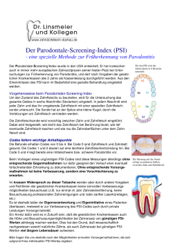 Der Parodontale-Screening