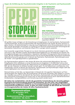 Demonstration - PEPP stoppen