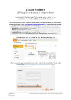 E-Mails kopieren