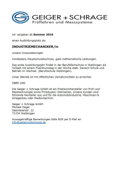 @@ GEIGER +SCHRAGE