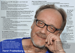 Horst Frankenberg (geb. Geiger)