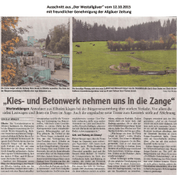 12.10.2015 Kieswerk Ellhofen - CSU Weiler-Simmerberg