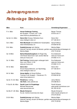 Jahresprogramm Reitanlage Steinlera 2016_V3