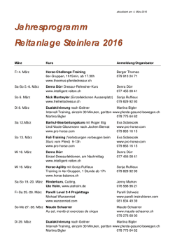 Jahresprogramm Reitanlage Steinlera 2016_V3