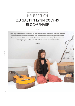 hausbesuch zu gast in lynn cosyns blog-sph&auml;re