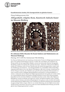 Alltagsobjekt, religiöse Ikone, Kunstwerk: Indische Kunst im Museum