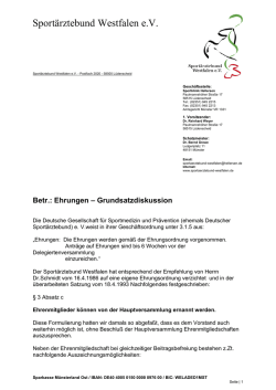 Ehrungen