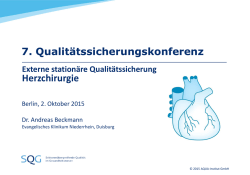 Herzchirurgie - Gemeinsamer Bundesausschuss
