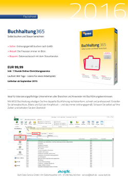 WISO Buchhaltung 365 - Buhl Data Service GmbH