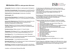 Ihr Weg zum ISB