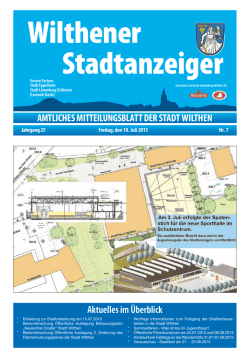 Juli 2015 - Stadt Wilthen