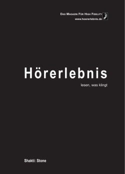 H&ouml;rerlebnis Shakti Stone 30