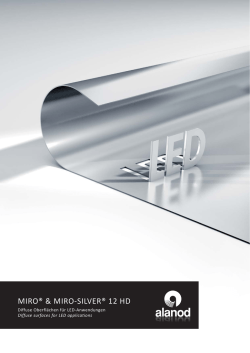 miro&reg; & miro-silver&reg; 12 hd