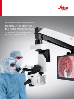 heads-up-chirurgie &ndash; die neue perspektive