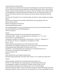 Infobrief Katechese - Firmung