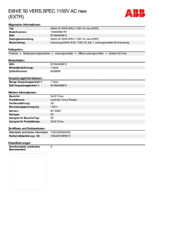 E6H/E 50 VERS.SPEC.1150V AC new (EXTR)