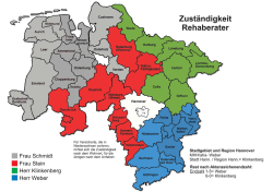 Zuständigkeit Team Reha