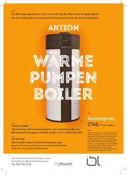 Wärme pumpen boiler