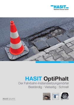 HASIT OptiPhalt - HASIT Deutschland