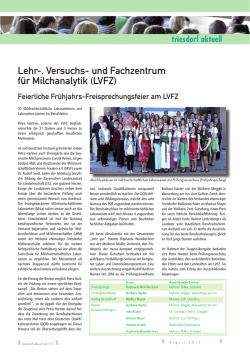 Lehr-, Versuchs- und Fachzentrum f&uuml;r Milchanalytik (LVFZ)