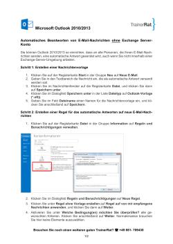 Microsoft Outlook 2010/2013