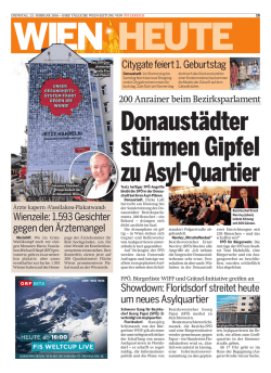 Donaust&auml;dter st&uuml;rmen Gipfel zu Asyl-Quartier