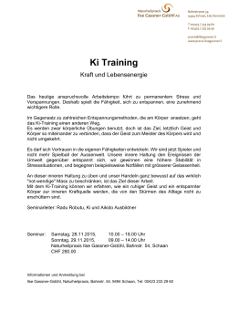 Ki Training - Ilse Schweizer