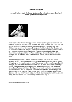 Dominik Plangger - Bad Staffelstein