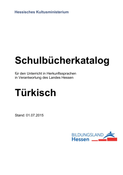 Schulbücherkatalog Türkisch - Hessisches Kultusministerium
