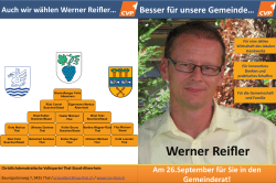 Werner Reifler - CVP, Thal Staad Altenrhein