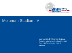 Melanom Stadium IV