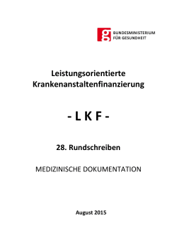 28. LKF-Rundschreiben August 2015