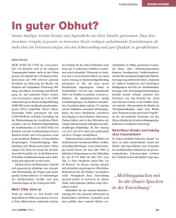 In guter Obhut? - Schutzauftrag und gute Qualit&auml;t