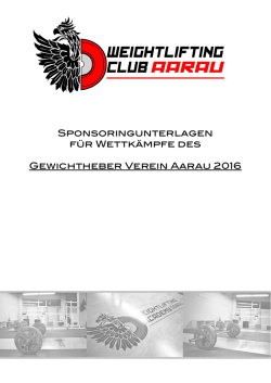 PDF - Weightlifting Club Aarau